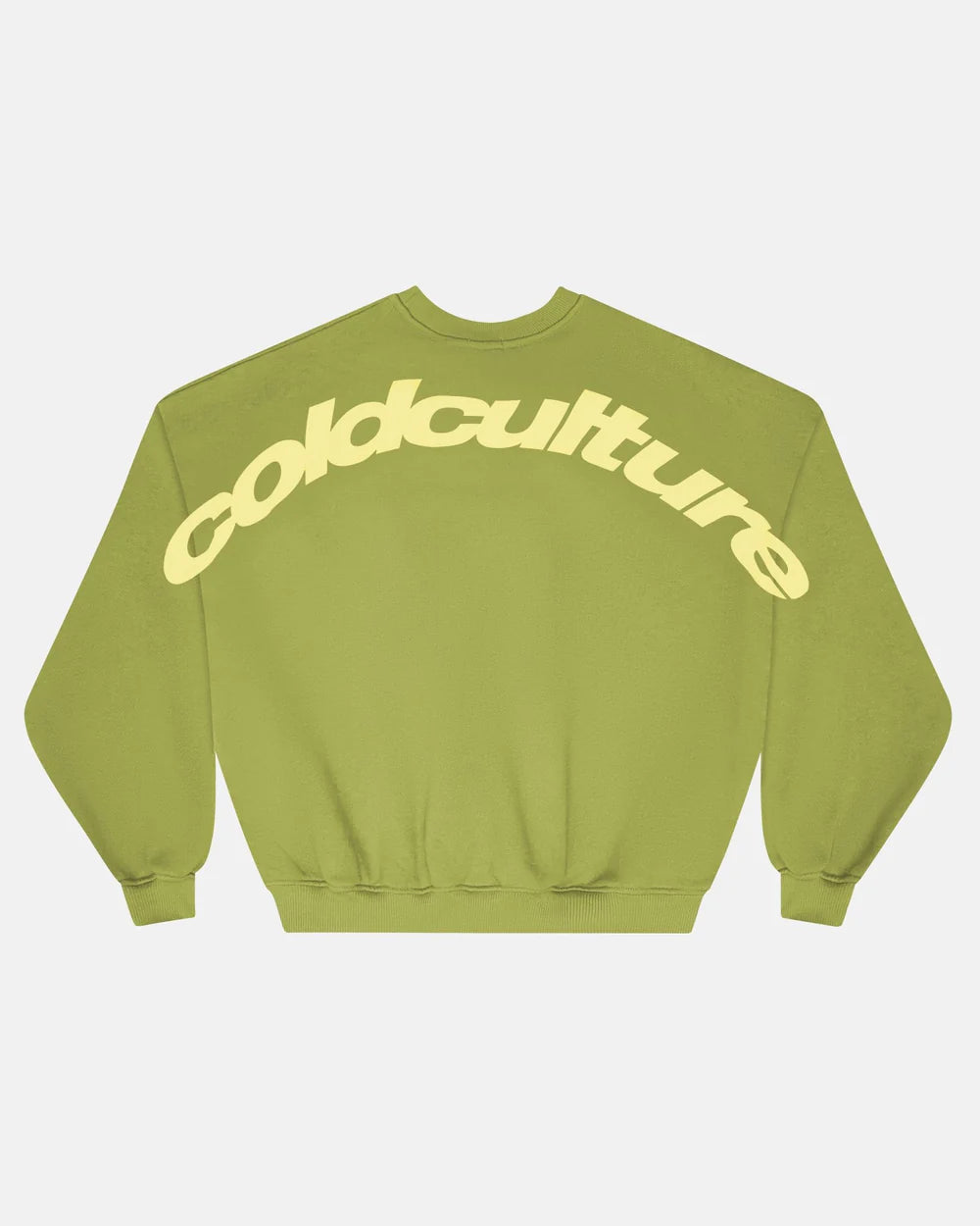 CURVED CREWNECK LIGHT GREEN